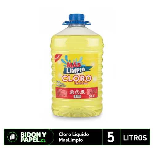 BIDON CLORO LIQUIDO MASLIMPIO