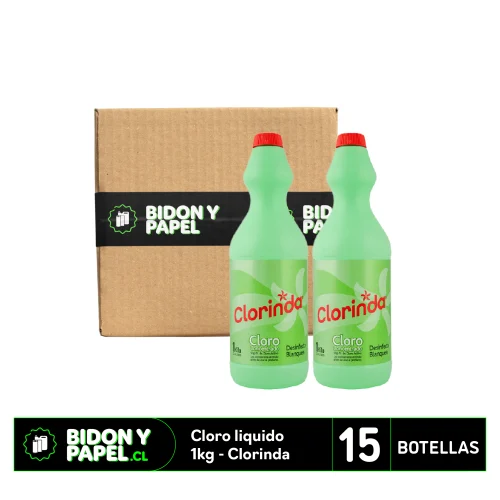 CAJA CLORO LIQUIDO 1KG