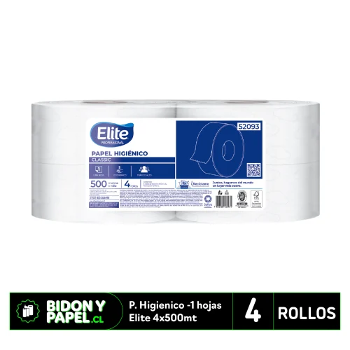 P. Higienico Elite 4x500mt - 1hojas