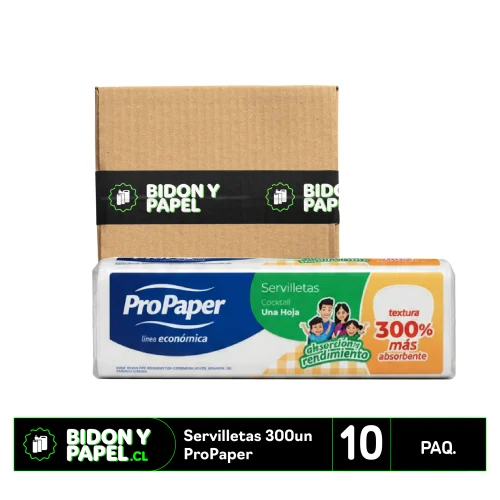 Servilletas propaper 300un