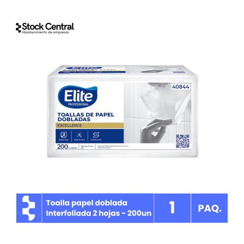 Toalla Interfoliada Elite - 200un