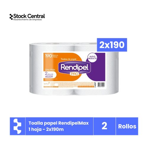 T. Papel Rendipel Pro - 2x190mt