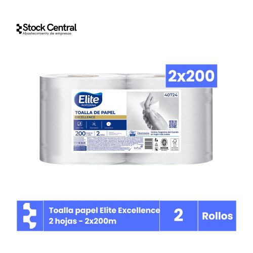 T. Papel Elite 2 Hojas - 2x200mt