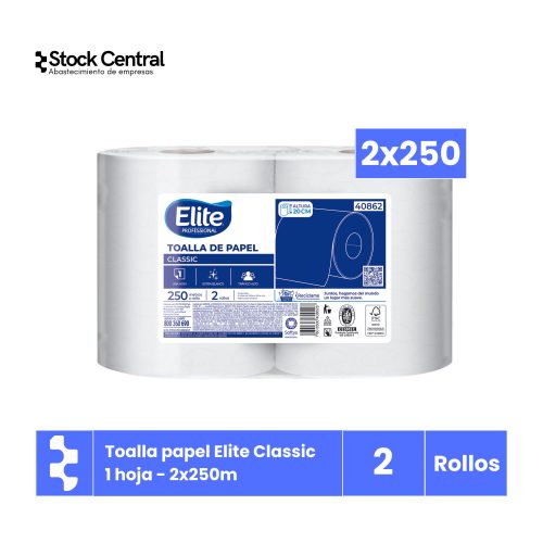 T. Papel Elite 1 Hoja - 2x250mt