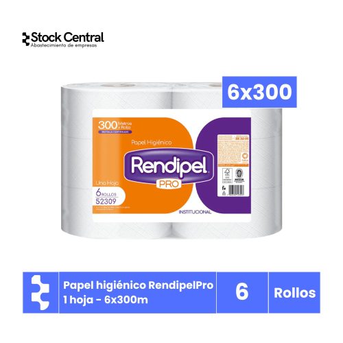 P. Higiénico RendipelPro - 6x300mt