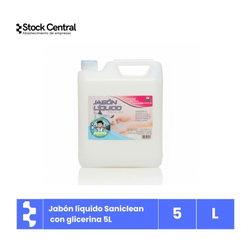 Jabón Líquido Saniclean con glicerina - 5 L