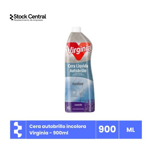 Cera autobrillo incolora - Virginia - 900 ml