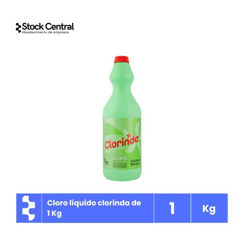 Cloro líquido - Clorinda - 1 Kg
