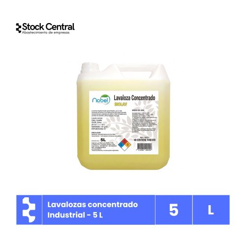 Lavalozas concentrado industrial - Nobel - 5 L