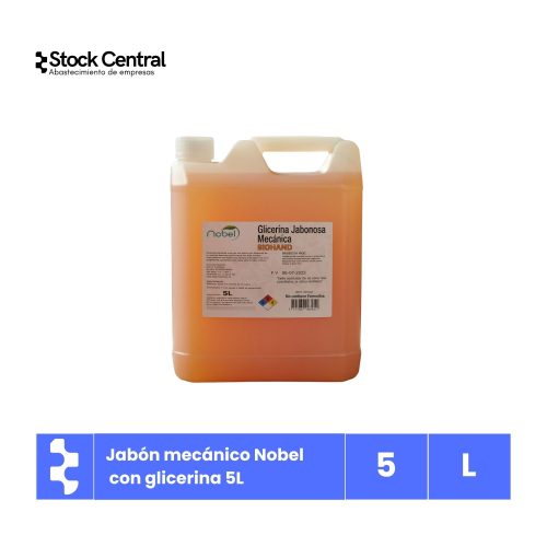 Jabón mecánico con glicerina Noble - 5 L