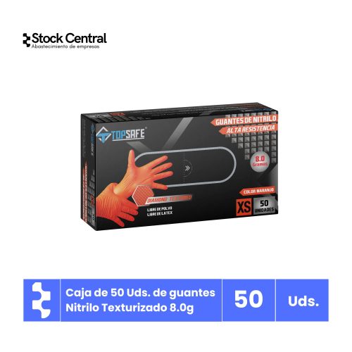 Guante Diamantado Nitrilo 8 gr - 50 Uds.