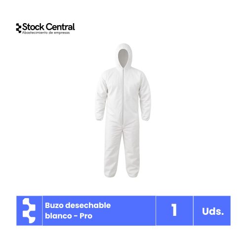 Buzo desechable PRO - XL - Blanco