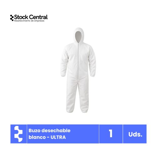 Buzo desechable - UTRA - blanco