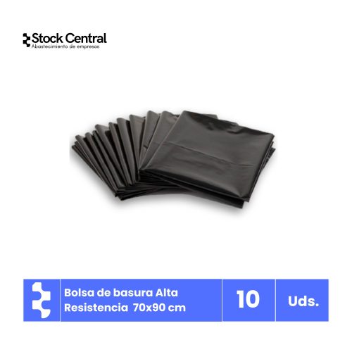 Bolsa de basura Alta Resistencia - 70 x 90 - Negra