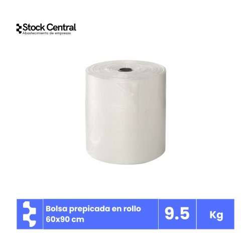 Bolsa prepicada en rollo - 60 x 90