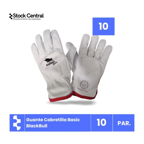 Guantes Cabretilla Basic - Blackbull - 10 pares