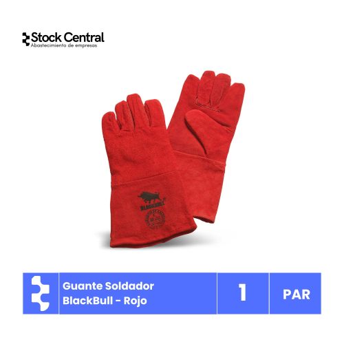 Guante Soldador BlackBull - Rojo