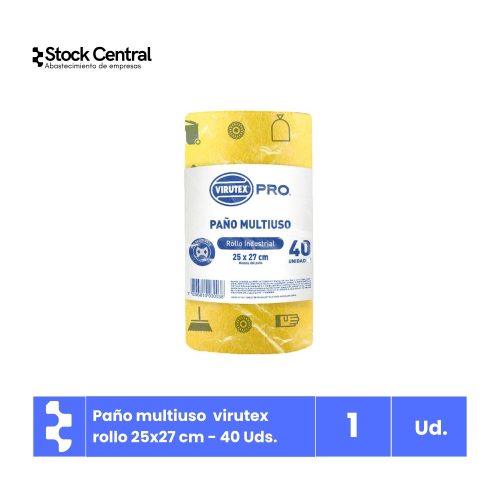 Rollo Paño multiuso - Virutex - 40 unidades