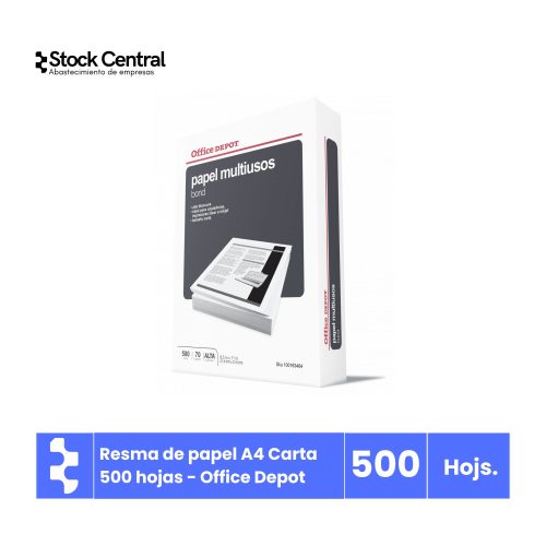 Resma de papel A4 Carta 500 hojas - Office Depot