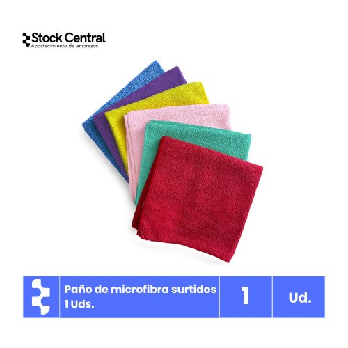Paño microfibra surtidos - 1 uds. / 10 uds. / 50 uds.